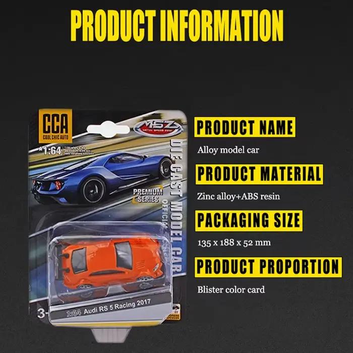 CCA MSZ 1:64 Volkswagen Audi modèle suspendu exquis voiture classique