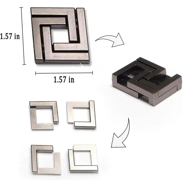Puzzles de désenchevêtrement Iq pour adultes et enfants