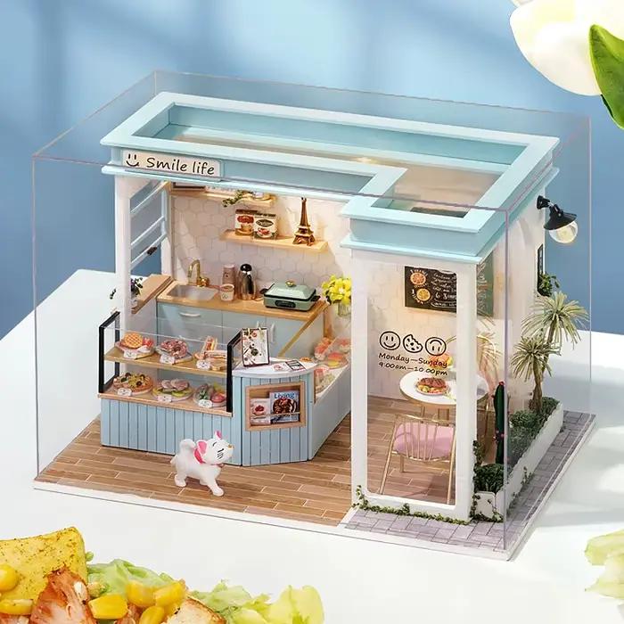 Maison de poupée Miniature en bois