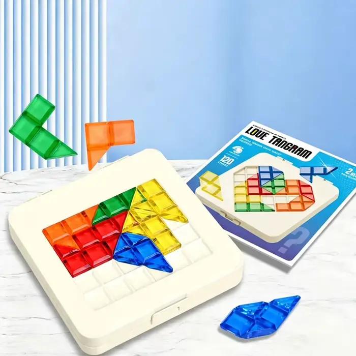 Boîtes de puzzles en forme de cœur