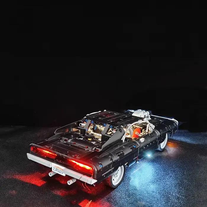 Kit d'éclairage LED bloc de construction 42111 Dodge Charger de Dom (lumière uniquement pas de modèle)