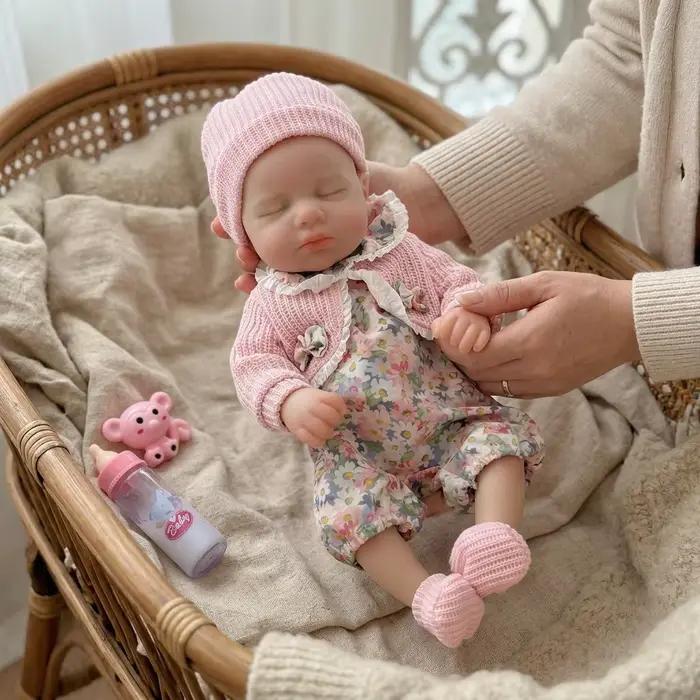 Loulou, poupée Reborn à bouche ouvrable