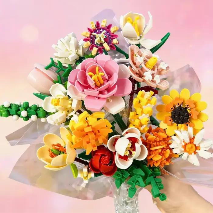 Blocs de construction de bouquets de fleurs DIY