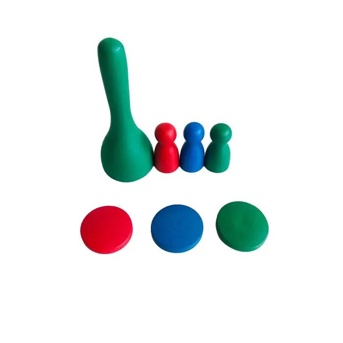 Jeu de timbres pour activités mathématiques Montessori