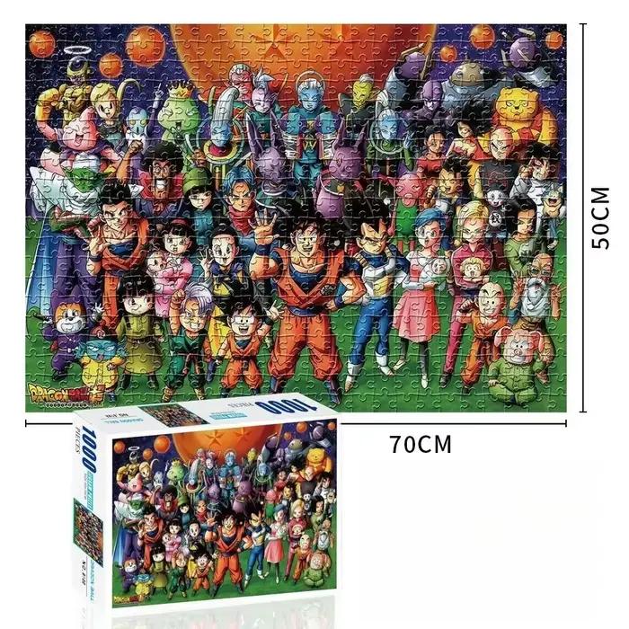 Puzzle en papier à assembler sur le thème de l'anime Dragon Ball