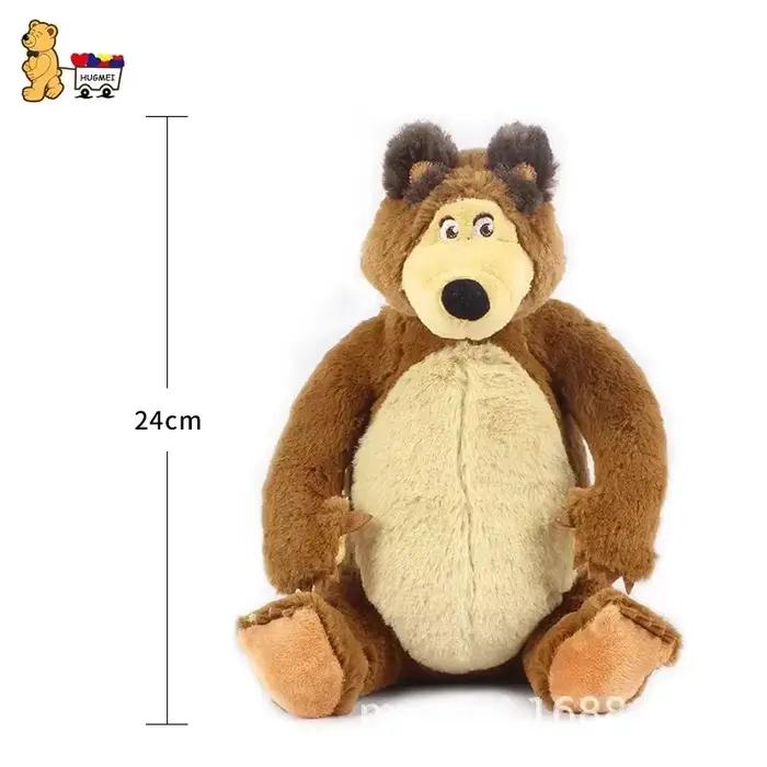 Nouveau Masha et l'ours jouet poupée ours confort pour enfants