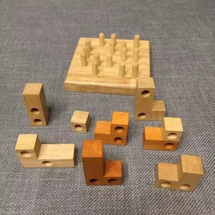 Jeu de Puzzle cognitif de forme géométrique