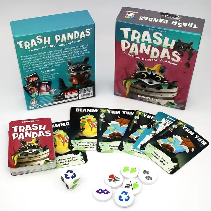 Poubelle Pandas Jeu de cartes Jeu de sanglier Jeu de fête