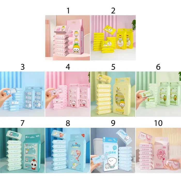 Lingettes douces portables pour bébés