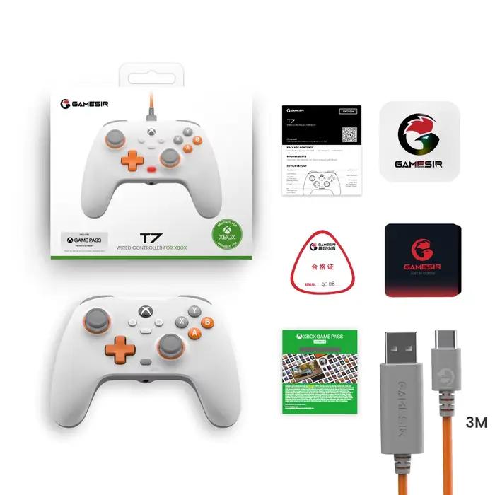 Contrôleur Xbox GameSir T7 avec manette à effet Hall pour Xbox Series X, Xbox Series S, Xbox One X, console de jeu Xbox One S