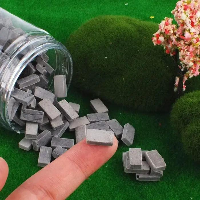 Mini briques miniatures pour aménagement paysager
