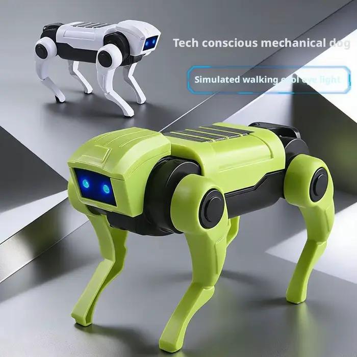 Kit de robot chien télécommandé à assembler soi-même, jouet robotique mécanique, modèle pédagogique scientifique, ensemble électrique, cadeau pour garçons et adolescents occasions spéciales