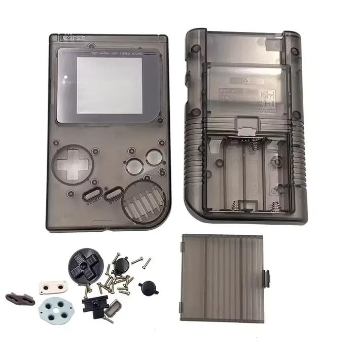 Kit de remplacement complet de la coque pour console Game Boy DMG IPS Ready Classic avec boutons et jeu de tampons conducteurs en caoutchouc