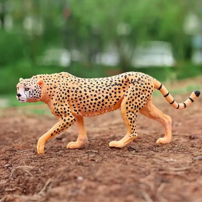 Zoo monde ferme Animal grand cheval vache cochon mouton chèvre âne modèle figurines d'action Lion tigre PVC éducatif mignon enfants jouet cadeau