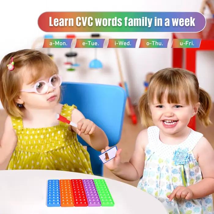 5 pièces mot 100 CVC mots jeux jouets