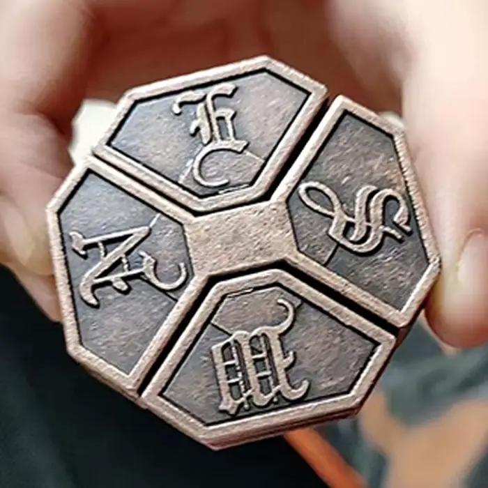 Bagua Lock Puzzle démêlage casse-tête en métal jouets éducatifs pour enfants adolescents IQ Test esprit jeux stimulants