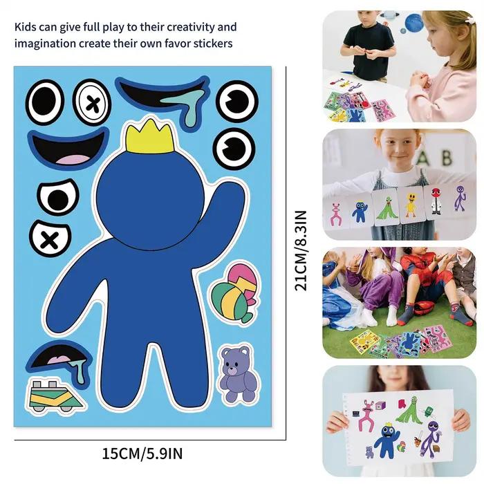 Autocollants de jeu de puzzle pour enfants