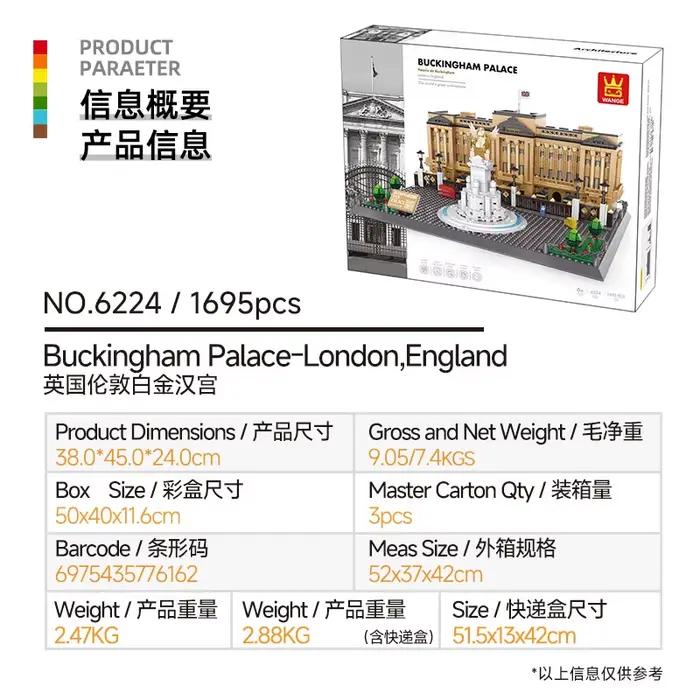Kit de construction DIY du palais de Buckingham