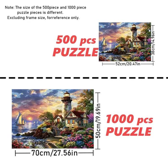 Un puzzle de haute qualité de 500/1000 pièces