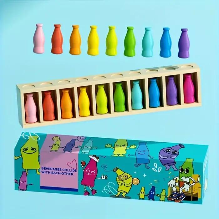 Jeu de correspondance de devinettes aux couleurs