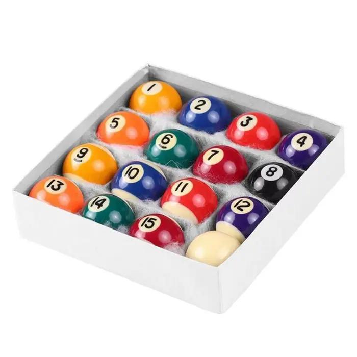 1 ensemble 16 pièces 25mm billard américain pour enfants maison jeu de table ensembles Mini balles