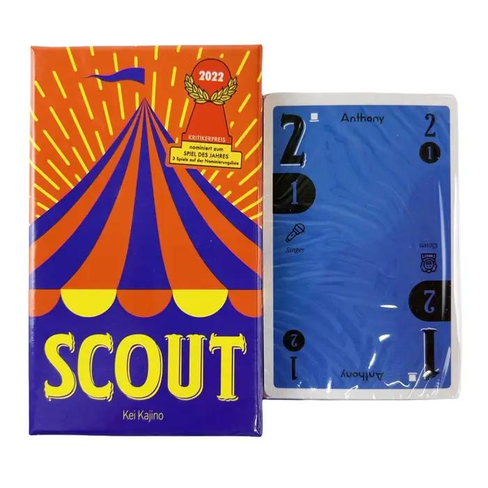 Jeu de cartes Scout, jeu de société Scout de cirque