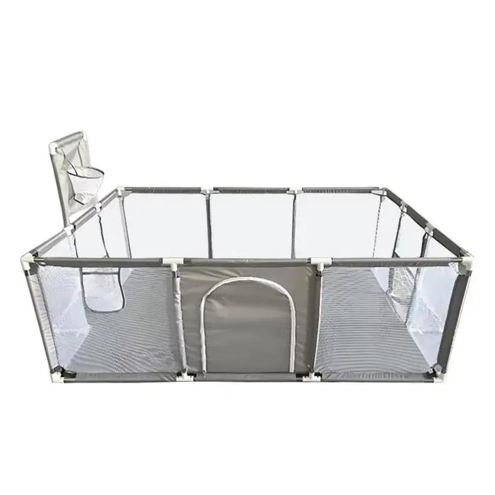 IMBABY Parc pour bébé Gris Clôture d'activité