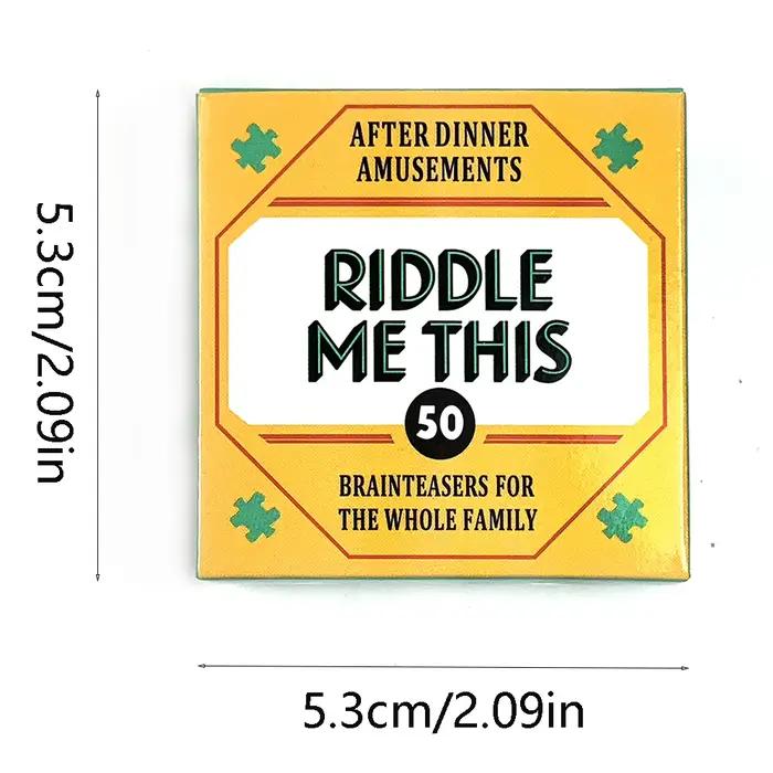Mini taille crie-moi ce jeu de cartes avec 50 Dilemmas amusants (un jeu