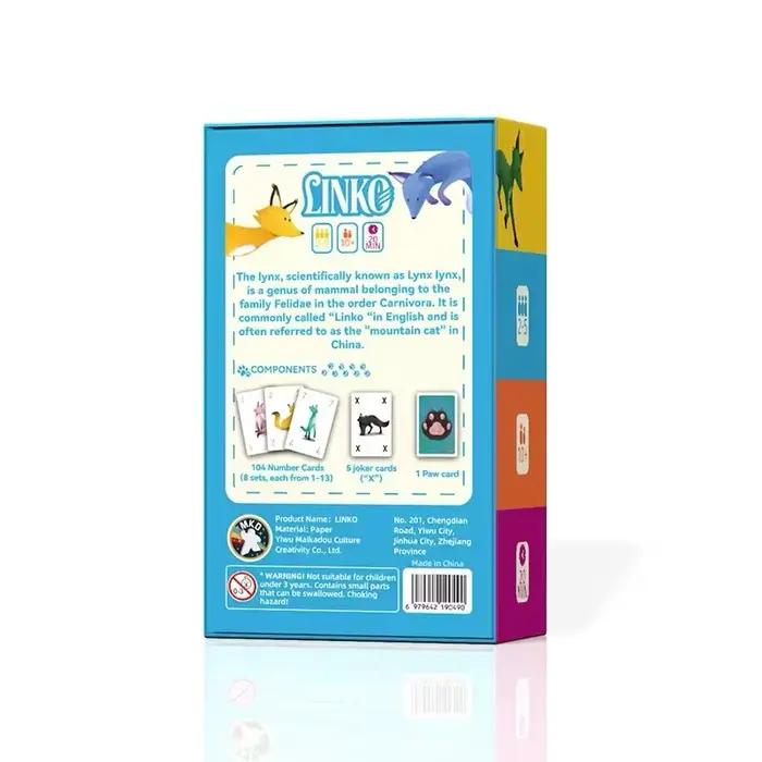 Jeu de cartes Linko 2 à 5 joueurs 30 min Tiny Box Jeu de société de stratégie