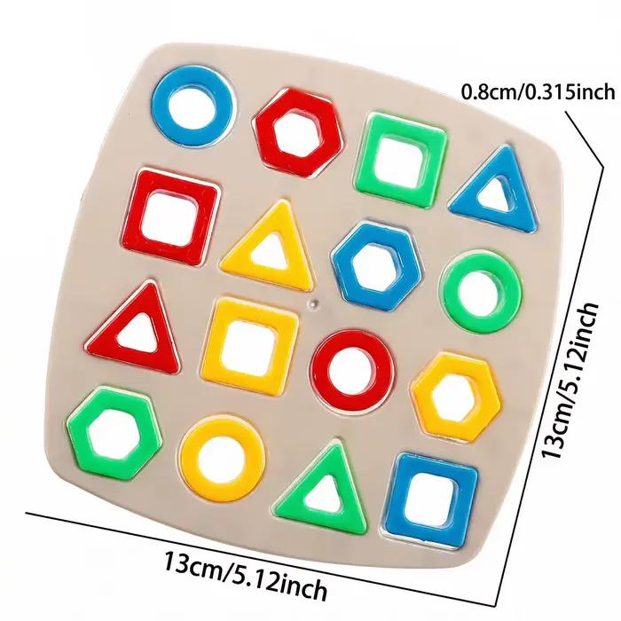 Jeu interactif Montessori pour enfants : Apprentissage des formes géométriques et des couleurs