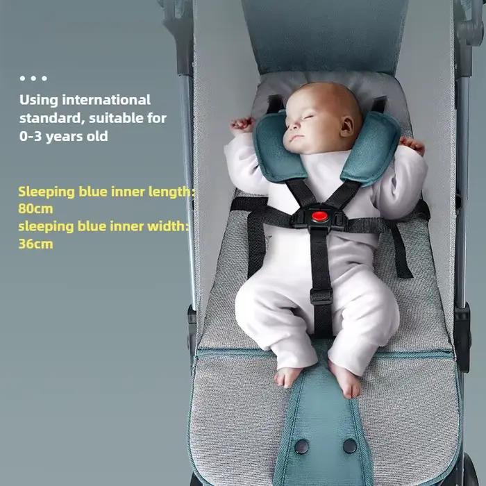2025 nouvelle poussette bébé haute vue peut s'asseoir ou s'allonger