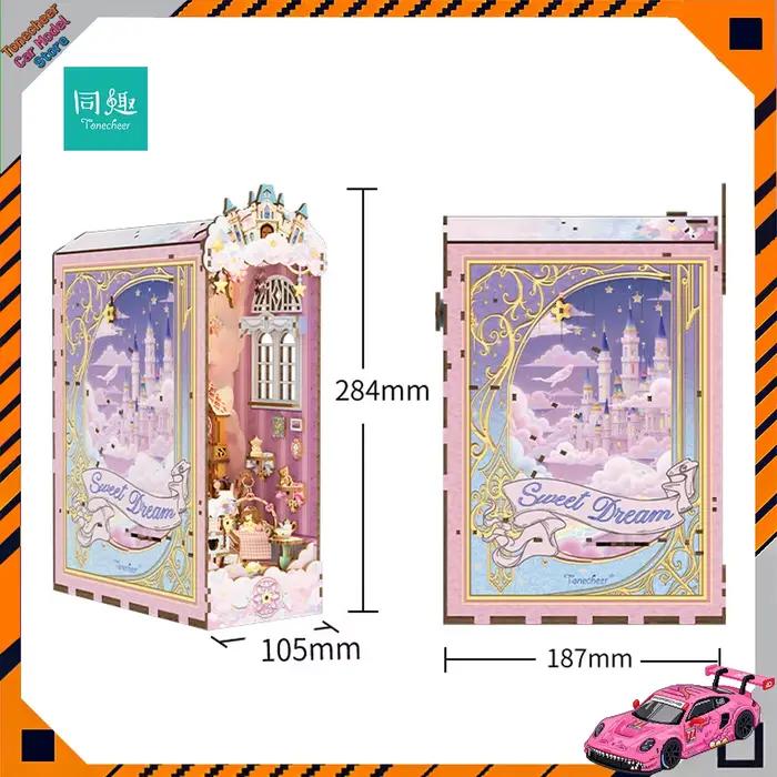 Kit de modèle de diorama Tonecheer Sweet Dream DIY Book Nook