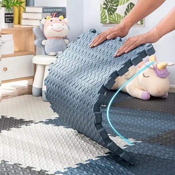 8/16 pièces tapis de jeu pour bébé sans BPA tapis en mousse souple imbriqués adapté à la zone de jeu pour enfants tapis de Protection pour enfants
