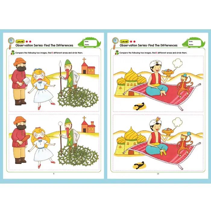 Cahier d'activités « Trouvez les différences » pour enfants