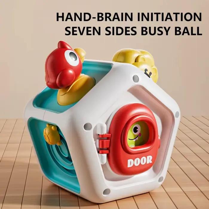 Jouets pour bébés, cube d'apprentissage, boîte à serrures, entraînement des capacités pratiques, développement de la motricité fine, jouets éducatifs Montessori pour enfants