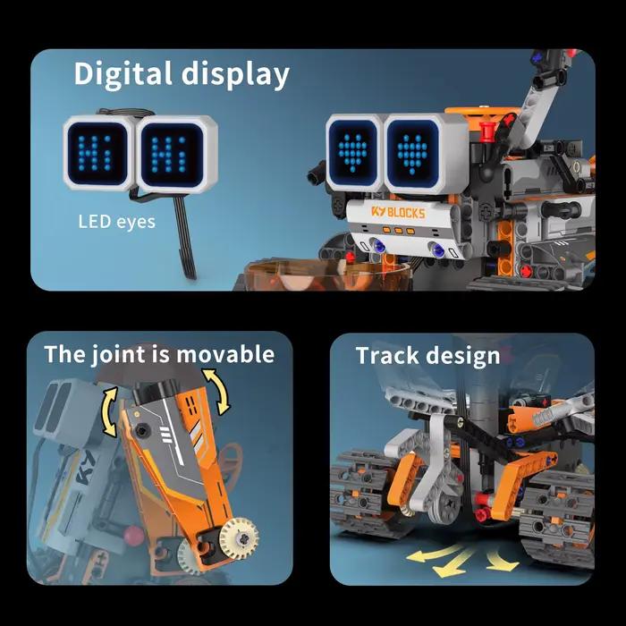 Jouet d'assemblage de modèle de robot transformé 5 en 1