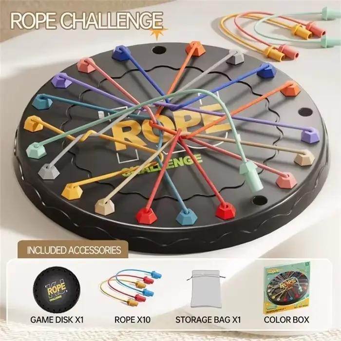 Jeu d'échecs Triangle à chaîne jeu d'élastique interactif éducatif pour adultes occasions spéciales fêtes familiales moments magiques