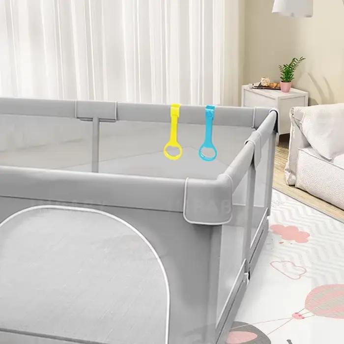 IMBABY Parc pour bébé Gris Clôture d'activité