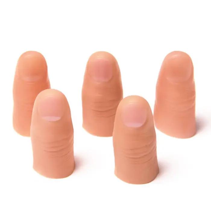 Prothèses de doigts et de pouces réalistes en silicone pour cosplay, en matière souple et respectueuse de la peau, pour les farces et la beauté