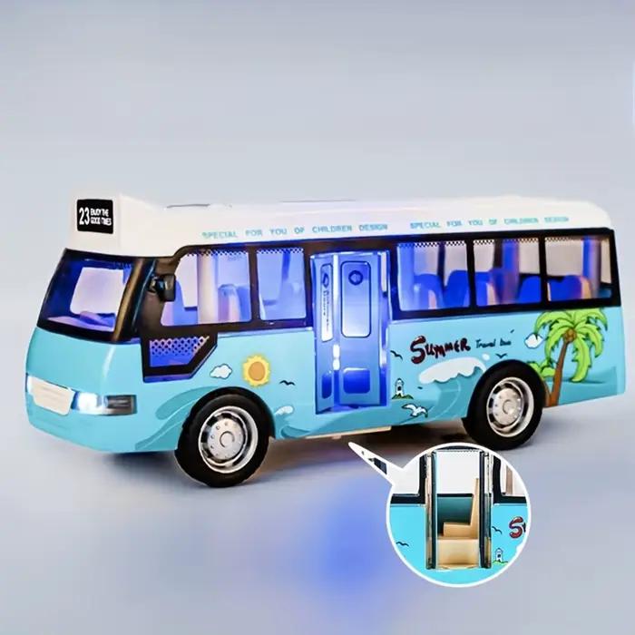 Bus de ville coule pour enfants avec lumières et sons