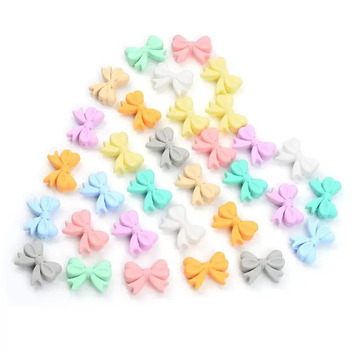 LOFCA 10 pièces/lot perles de couronne en Silicone sans BPA