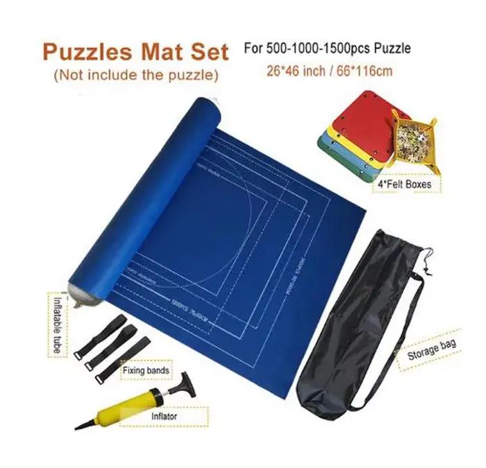 Tapis de puzzle en rouleau de feutre