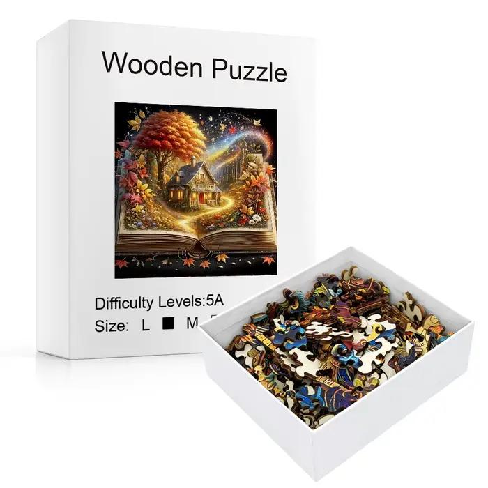 Puzzle en bois cadeau exquis