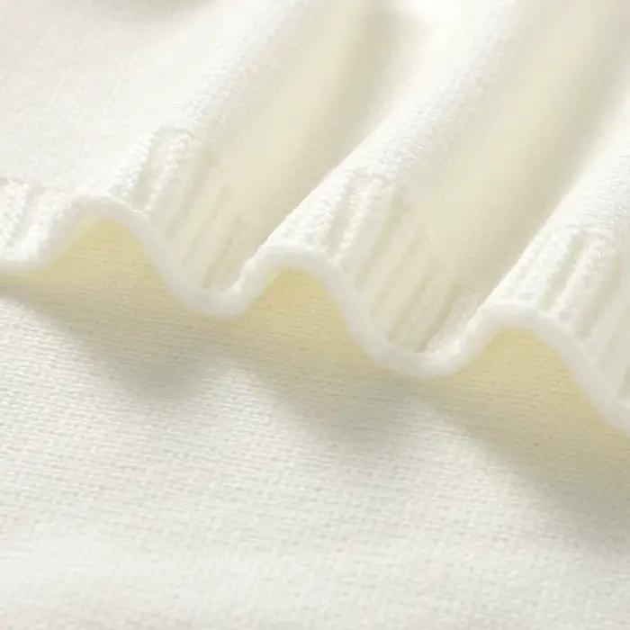 Couvertures pour bébé 90x70cm tricot nouveau-né garçons filles poussette pépinière berceau lange d'emmaillotage couettes