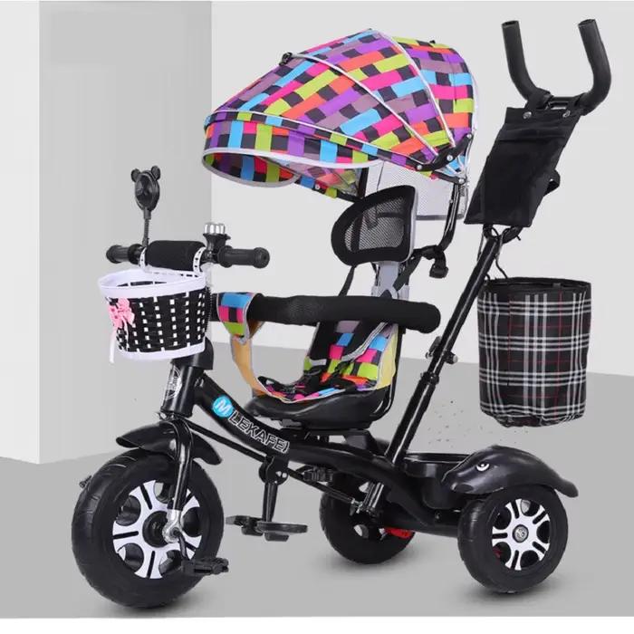 Tricycle enfant LazyChild avec siège rotatif