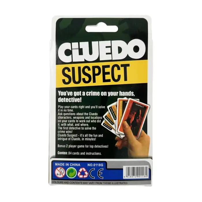 Le plus récent jeu de cartes Cluedo jeu mystère classique divertissement multijoueur interactif Kaarten