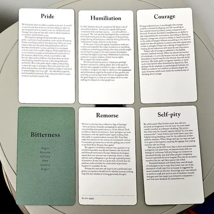 10, 3*6 cm La boîte des émotions - 80 cartes pour rendre le sens des vos sentiments
