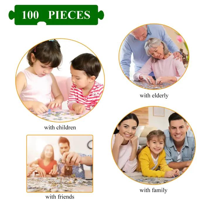 Puzzle en papier pour enfants de 38x25 cm