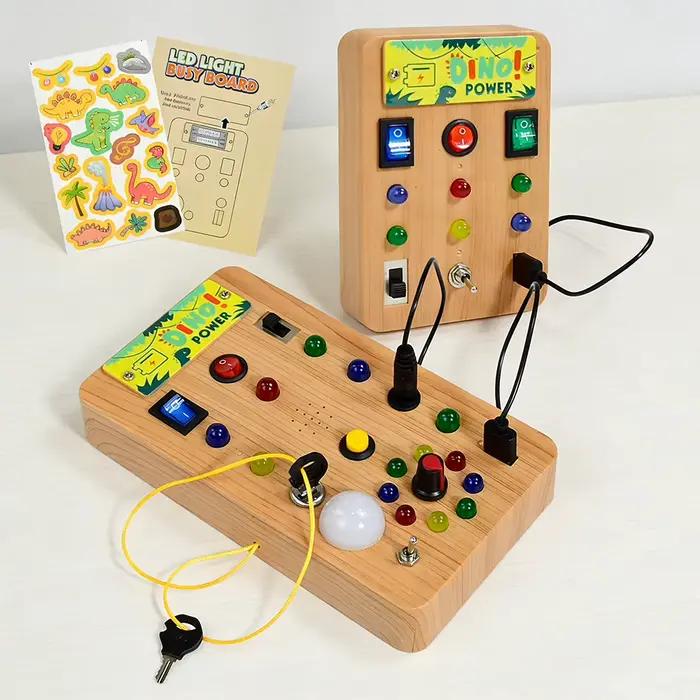 Tableau d'alimentation de commutateur de simulation de lumière LED pour enfants