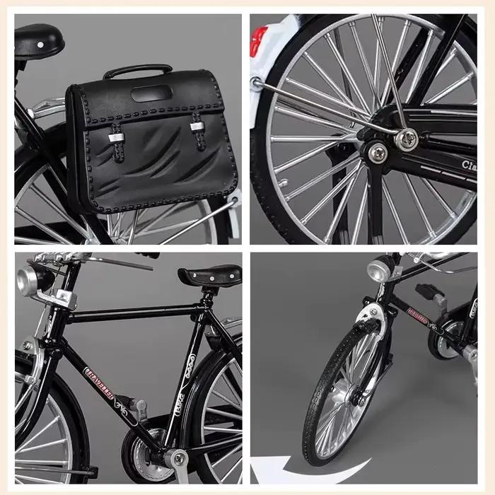Modèle de vélo miniature en alliage à assembler soi-même 1:10